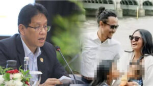 Menteri Keuangan Purbaya Yudhi Sadewa, Arya Iwantoro, dan Dwi Sasetningtyas