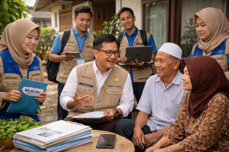 Kemensos Libatkan 30 Ribu Pendamping untuk Cek 11 Juta Peserta BPJS PBI