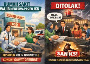 Rumah sakit tidak boleh menolak pasien PBI JK meskipun nonaktif