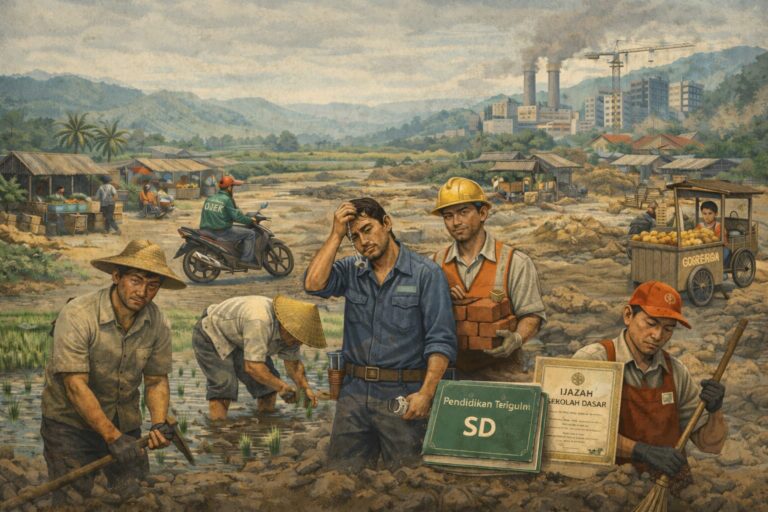 Tenaga Kerja di Indonesia Didominasi Lulusan SD. Ini Datanya!