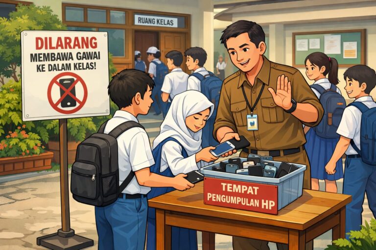 Disdik Aceh Larang Siswa dan Guru Bawa Ponsel ke Kelas. Ini Tujuannya!