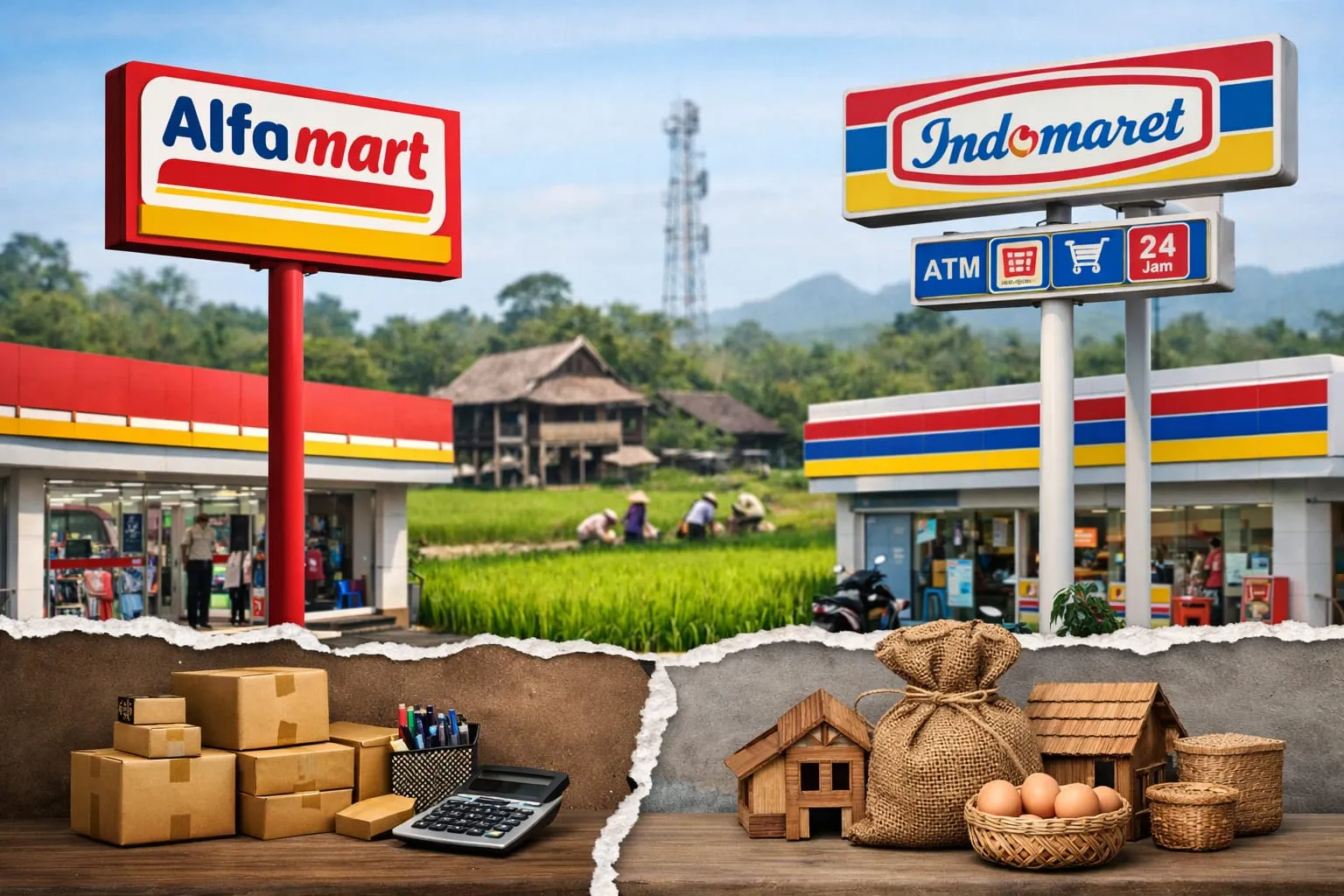 Penutupan Alfamart–Indomaret