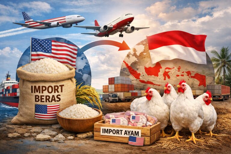 Indonesia Setujui Impor Beras dan Ayam dari AS, Bagian Kesepakatan Dagang Prabowo–Trump