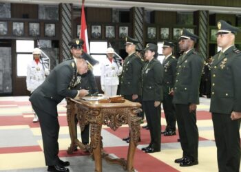 Pelantikan Perwira Khusus TNI AD 20 Atlet Berprestasi