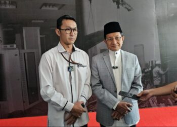 Menag Nasaruddin Umar saat datangi KPK terkait fasilitas jet pribadi dari politikus Oesman Sapta Odang [OSO]