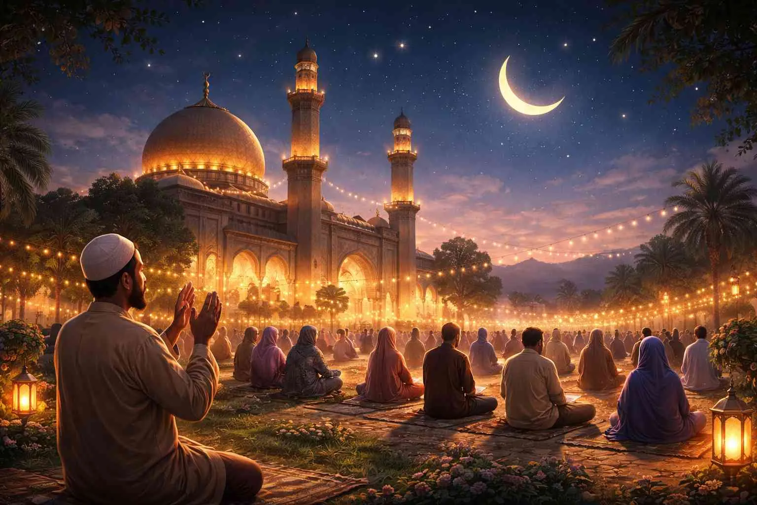 Malam-Ramadan-di-masjid-megah