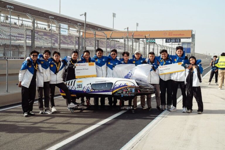 Mobil Hidrogen Falcon 3.0 Antar Tim ITS Sabet Juara Shell Eco-marathon Qatar 2026