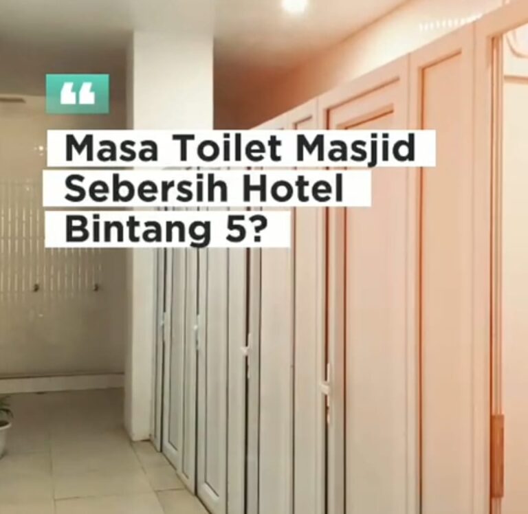 Video Reportase: Toilet Masjid Al Jihad Banjarmasin Berstandar Hotel Bintang 5!