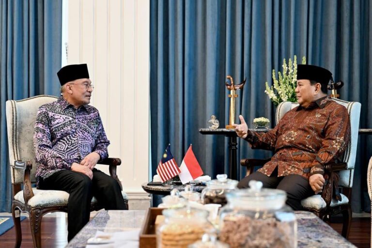 Pertemuan Hangat Prabowo dan PM Anwar Ibrahim, Bahas Isu Geopolitik Global