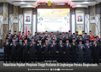 Pemko Banjarmasin Rombak Sejumlah Pejabat