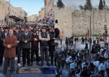 Suasana mencekam menjelang salat Idulfitri di Masjid Al-Aqsa