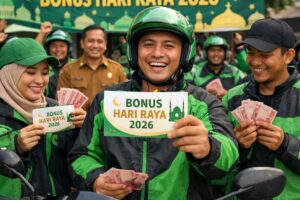 Aplikator Bayar BHR 2026 ke Ojol dan Kurir