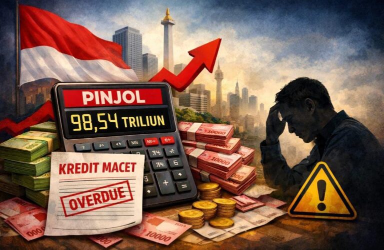 OJK Ungkap Utang Pinjol Indonesia, Tembus Rp98,54 Triliun di Awal 2026!