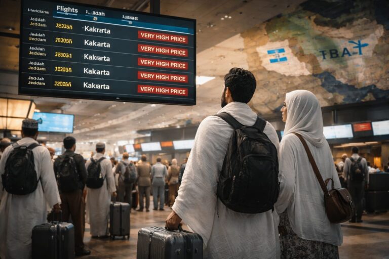 Dampak Konflik AS–Israel dan Iran, Harga Tiket Pesawat Jeddah–Jakarta Melonjak Naik!
