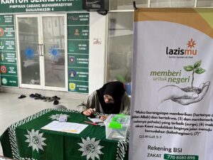 Laporan penghimpunan Zakat, Infak, dan Sedekah Lazismu Al Jihad