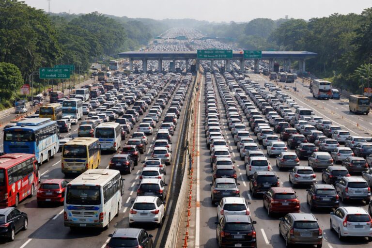 Rekor Baru Mudik Lebaran: Lalu Lintas Tembus 270 Ribu Kendaraan