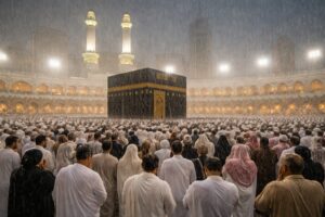 Hujan Guyur Mekkah di Hari Terakhir Ramadan 2026