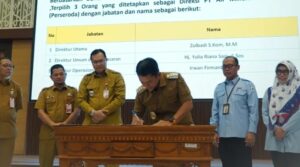 Tiga Direksi Baru PAM Bandarmasih Ditetapkan