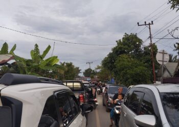 Kondisi arus mudik lebaran 2026 di Banua Anam, Kalsel