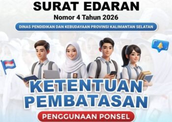 Disdikbud Kalsel Batasi Penggunaan Ponsel di Sekolah