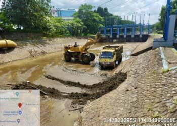 Pengeringan Irigasi Riam Kanan Resmi