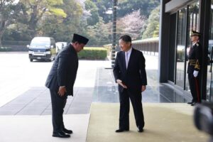 Presiden Prabowo Subianto dan Kaisar Naruhito