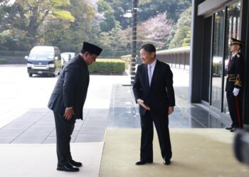 Presiden Prabowo Subianto dan Kaisar Naruhito