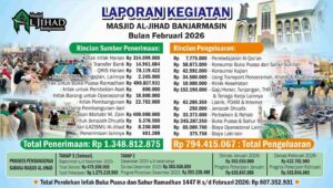 Laporan penerimaan Februari