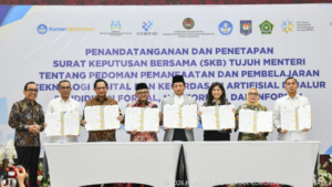 Pemerintah Atur Pemanfaatan AI dan Teknologi Digital di Dunia Pendidikanp