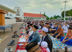 salat ied di lapangan dr murjani