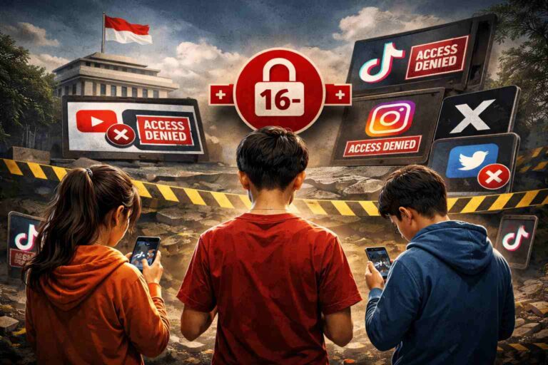 Pemerintah Resmi Batasi Medsos Anak di Bawah 16 Tahun, Mulai 28 Maret 2026!