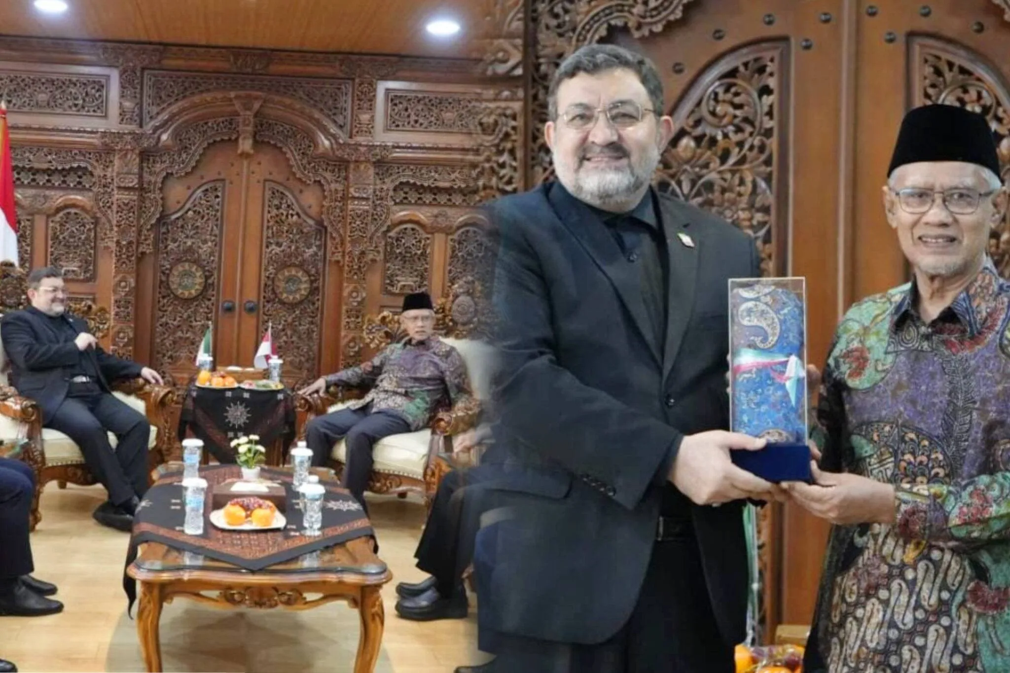 Pertemuan Ketua Umum PP Muhammadiyah Haedar Nashir dan Dubes Iran untuk Indonesia, Mohammad Boroujerdi