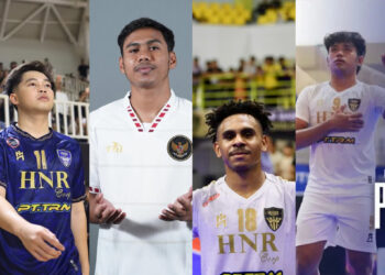 [Dari kiri ke kanan] M. Imam Anshori, Rizky Fauzan, Andarias Kareth, dan Muhammad Faturrahman