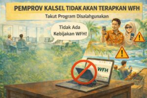 Gubernur Kalsel, H. Muhidin sampaikan bahwa Pemprov Kalsel tidak terapkan WFH