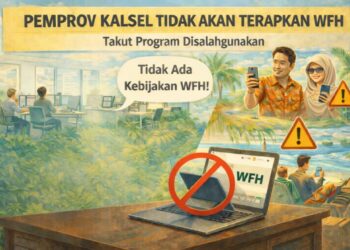 Gubernur Kalsel, H. Muhidin sampaikan bahwa Pemprov Kalsel tidak terapkan WFH