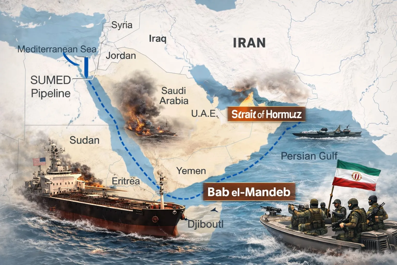Ancaman penutupan Selat Bab al-Mandeb imbas ketegangan politik di Timur Tengah
