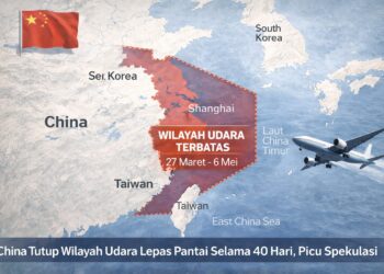 Penutupan wilayah udara China