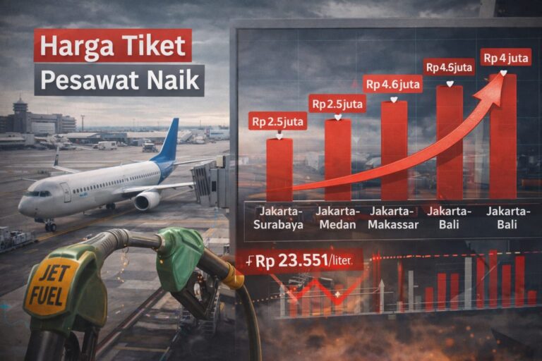 Harga Tiket Pesawat Melesat Naik Imbas Dari Harga Avtur!