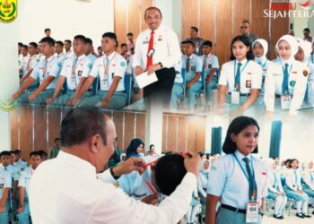 Acara penutupan seleksi anggota Pasukan Pengibar Bendera Pusaka [Paskibraka] tingkat Kota Banjarmasin tahun 2026