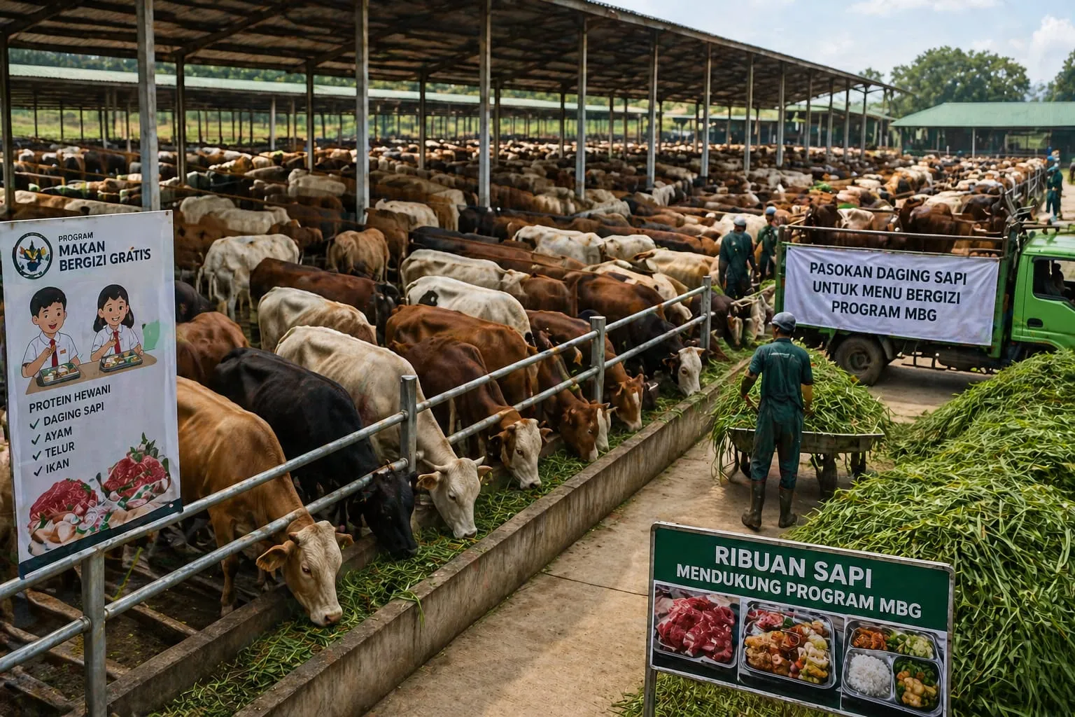 BGN Luruskan Isu 19 Ribu Sapi untuk Program MBG