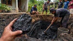 Penemuan material diduga batu bara di Samarinda