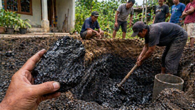 Viral! Temuan Material Hitam di Pekarangan Warga di Samarinda, Diduga Batu Bara