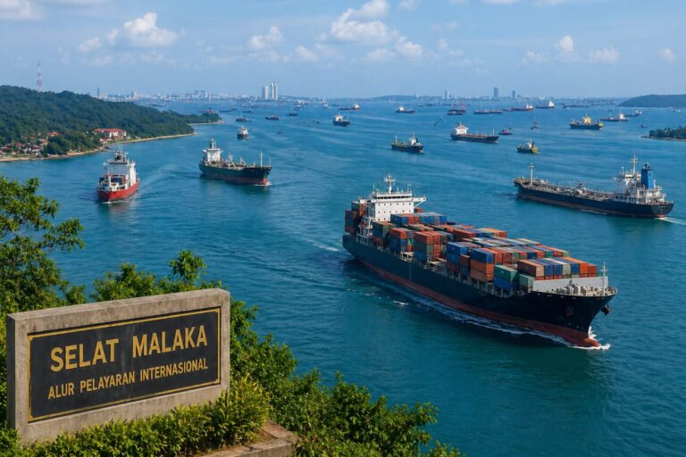 Indonesia Wacanakan Tarif Kapal di Selat Malaka, Malaysia–Singapura Menolak, Ini Alasannya!