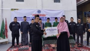 Serah terima 2 buah ruang kelas program SOS LazisMu Kota Banjarmasin kepada MIM Kertak Hanyar