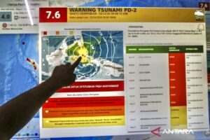 lokasi gempa bumi yang mengguncang wilayah Sulut dan Malut