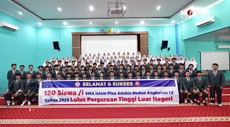 130 Siswa SMA Islam di Medan Ini Berhasil Masuk Perguruan Tinggi Luar Negeri. Dimana Saja? 