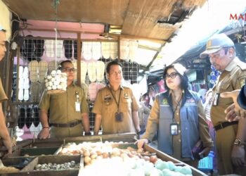 Pemko Banjarmasin lakukan peninjauan di Pasar Tradisional Kalindo
