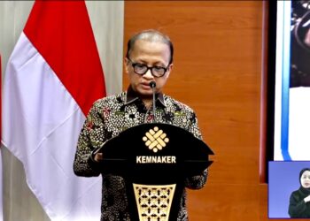 Kepala Badan Perencanaan dan Pengembangan Kemenaker Anwar Sanusi