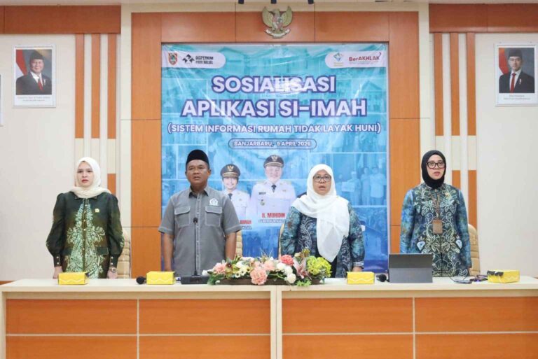 Untuk Akurasi Data RTLH, Disperkim Kalsel Sosialisasikan Aplikasi SI IMAH. Begini Caranya!