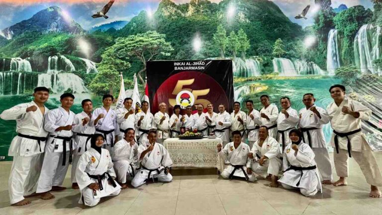Tasyakur HUT Inkai ke-55 Digelar di Dojo Inkai Al Jihad Banjarmasin Diikuti 180 Karateka